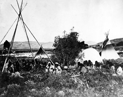 Indiani Americani con Teepee da American Photographer